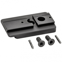 Griffin Armament Aimpoint Acro Plate, Black Anodized Hardcoat 6061 T6 Aluminum - GSMAACROFP