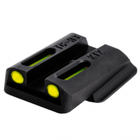 TruGlo TFO Sights, Green/Tritium/Fiber Optic Front Sight-Yellow/Tritium/Fiber Optic Rear Sight Ruger LC9/9S/380 - TGTG131RT2Y