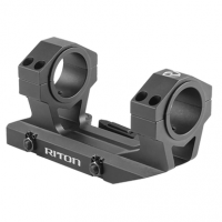 Riton Optics X34QD 34 mm QD Cantilever Mount Scope Mount/Ring Combo Black Anodized