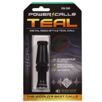 Power Calls Teal Game Call, Stealth Black Polycarbonate Open Call Single Reed Teal Hen Sounds Attracts Teal - 22401