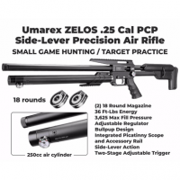 RWS/Umarex Zelos Air Gun Rifle, 26'' Barrel 18rd Shot 25 Cal - 2251543