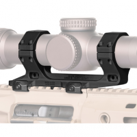 Reptilia LLC AUS Optic Mount Black 7075-T6 Aluminum 34mm Tube Mil-Spec 1913 Picatinny Rail Mount - 100153