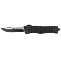 Steel River Knives Spartan 3.75" Drop Point Black/Silver 440C SS Blade 5.5" Aluminum Zinc Alloy Handle - T620BDP