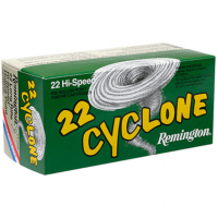 Remington Ammunition Cyclone Rimfire Rounds, 36gr Hollow Point 50 Per Box/100 Case 22LR - 21222