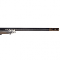 Weatherby 307 Alpine CT Full Size Rifle, 24" Carbon Fiber #4 Carbon Threaded Barrel Chocolate Brown Cerakote Drilled & Tapped Receiver Carbon Fiber Peak 44 Bastion Synthetic Stock 3+1rd 6.5-300 Wthby Mag - 3WACT653WR8B