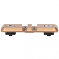 Reptilia LLC Low Profile M-Lok Rail Mount, FDE 7075-T6 Aluminum - 100280