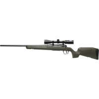 Savage Arms Axis 2 XP Combo Rifle, 22" Barrel Adj AccuTrigger Boresighted 3-9x40 OD Green Left Hand 4+1rd 25-06 Rem - 32190