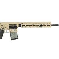 HK A1 75th Anniversary MR762 Rifle, 16.50" Black Stainless Steel Barrel Tropentarn Camo Picatinny Rail Aluminum Receiver M-LOK Handguard Adjustable Black Synthetic Stock Black Polymer Grip 10+1rd 7.62x51mm - 81001008