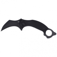 CRKT DU Hoc Deadbolt 3.62" Plain SK-5 Steel Blade Black - 2635