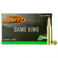 HSM Game King Cartridges, 180gr SBT Game King 20 Per Box/25 Case 300 SAUM - 300SAUM14N