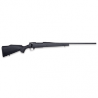 Weatherby Vanguard Obsidian Rifle, 20" Blued Heavy Threaded Barrel Blued Drilled & Tapped Steel Receiver Monte Carlo Black Polymer Stock 5+1rd 223 Rem - VHS223RR0T