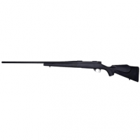 Weatherby Vanguard Obsidian Rifle, 20" Blued Heavy Threaded Barrel Blued Drilled & Tapped Steel Receiver Monte Carlo Black Polymer Stock 5+1rd 308 Win - VHS308NR0T