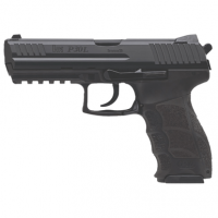 HK P30L V3 Pistol, 4.45" Black Polygonal Rifled Barrel Black Cerakote Long/Serrated Steel Slide Black Polymer Frame w/Picatinny Rail Black Interchangeable Backstrap Grip Ambidextrous 15+1rd 9mm Luger - 81001093