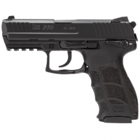 HK P30 V3 Pistol, 3.85" Black Polygonal Rifled Barrel Black Cerakote Serrated Steel Slide Black Polymer Frame w/Picatinny Rail Black Interchangeable Backstrap Grip Ambidextrous Rear Decocker Button 13+1rd 40 S&W - 81001100