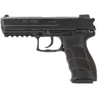 HK P30L V3 Pistol, 4.45" Black Polygonal Rifled Barrel Black Cerakote Long/Serrated Steel Slide Black Polymer Frame w/Picatinny Rail Black Interchangeable Backstrap Grip Ambidextrous 10+1rd 40 S&W - 81001096