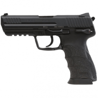 HK HK45 V1 Pistol, 4.46" Black Polygonal Rifled Barrel Black Cerakote Serrated Steel Slide Black Polymer Frame w/Picatinny Rail Ambidextrous 10+1rd .45 ACP - 81001113