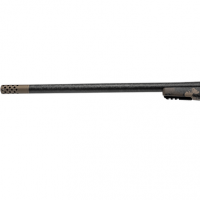 Fierce Firearms Carbon Rogue Rifle, 22" Carbon Fiber Hand Lapped/Match Grade Threaded Barrel Smoked Bronze Cerakote Steel Receiver Sonora Carbon Ambush Camo Fierce Rogue Carbon Fiber Stock Left Hand 3+1rd Full Size 300 Win - ROG300WIN22BRSLH