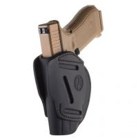 1791 Gunleather 3WH5SBLA 3-Way IWB/OWB Size 05 Stealth Black Leather Belt Loop Compatible w/ Glock 17 Compatible w/ Springfield XD Compatible w/ S&W M&P Compatible w/ HK VP9 Ambidextrous Hand