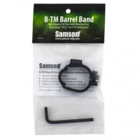 Samson 0404081XX B-TM Barrel Band Rifle Ruger 10/22 Black Anodized 6061-T6 Aluminum 0.50"