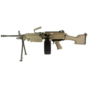 FN M249S 5.56 NATO 18.5" Barrel 30rd Mag or 200rd Belt Flat Dark Earth