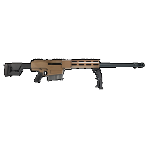 Bushmaster SBA500105005FDEF BA50 Long Rang Hero 50 BMG 10+1 29" Phosphate Chrome Barrel Flat Dark Earth Aluminum Receiver Free Float Billet Handguard Black Ergo Grip