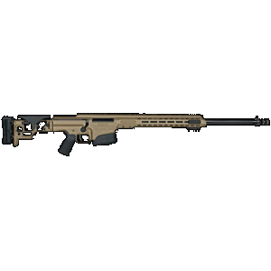 Barrett 18479 MRAD 338 Lapua Mag 26" 10+1 Flat Dark Earth Cerakote Flat Dark Earth Folding with Adjustable LOP Stock Black Polymer Grip Right Hand