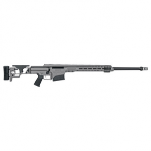 Barrett 18486 MRAD 300 Norma Mag 26" 10+1 Tungsten Gray Cerakote Rec Tungsten Gray Side Folding with Adjustable Comb Stock Black Polymer Grip Right Hand