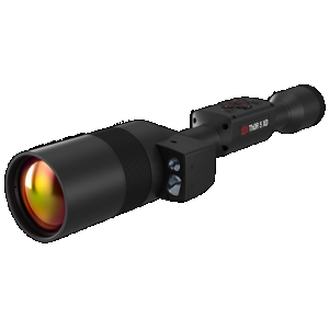 ATN TIWST51210LRF Thor 5 XD LRF Thermal Rifle Scope, Black Anodized 4-40x, Smart Mil Dot Reticle w/Zoom, 1280x1024, 60 fps Resolution, Features Laser Rangefinder