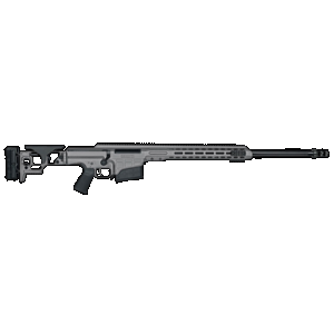 Barrett 18489 MRAD 300 Win Mag 26" 10+1 Gray Gray Folding with Adjustable LOP Stock Black Polymer Grip Right Hand