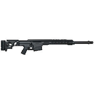 Barrett 18493 MRAD 308 Win 17" 10+1 Black Cerakote Black Folding with Adjustable LOP Stock Black Polymer Grip Right Hand