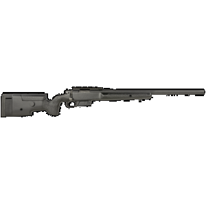 McMillan MCMTAC65CMBLK Tac 6.5 Creedmoor 5+1 24" Threaded Medium-Heavy Match Grade Barrel, Black, McMillan G31 Action, OEM Adj. Comb A-5 Stock, Adj. Trigger, Scope Base