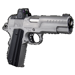 Ed Brown FX2SS FX2 45 ACP 7+1 4.25" Recessed Crown Barrel, Stainless Steel Engraved American Flag/Serrated Slide, Stainless Steel Frame, Trijicon RMRcc 3.25 MOA Sight