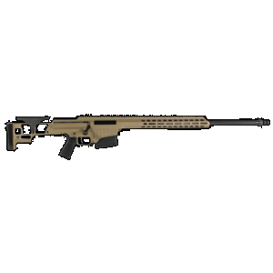 BARRETT 18503 Mrad 338 Lapua Mag 26" 10+1 Flat Dark Earth Cerakote Flat Dark Earth Fixed Adjustable Comb Stock Black Polymer Grip Right Hand