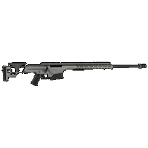 BARRETT 18504 Mrad 338 Lapua Mag 26" 10+1 Tungsten Gray Cerakote Tungsten Gray Fixed Adjustable Comb Stock Black Polymer Grip Right Hand
