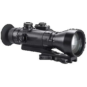 AGM Global Vision 15WP4423483111 Wolverine Pro-4 3AL1 Night Vision Rifle Scope Matte Black 4x70mm Gen 3 Auto-Gated Level 1 Illuminated Red Chevron w/Ballistic Drop Reticle