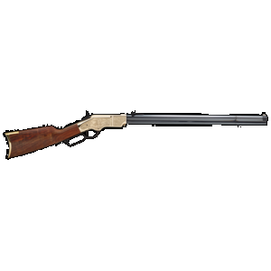 Henry H011D3 Original Deluxe 44-40 Win 24.5" 13+1 Polished Brass Walnut Left Hand