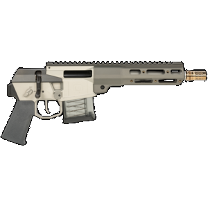 Q LLC Mini Fix PISTOL, 300 Blackout, 8in. Barrel, 10rd - Gray (MINIFIX300BLK8PST)