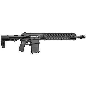 Patriot Ordnance Factory 01235 Revolution Gen4 7.62x51mm NATO 20+1 16.50" Nitride Treated Match Grade Barrel, Black Anodized Gen 4 Lower Receiver, Mission First Tactical Furniture, Ambidextrous