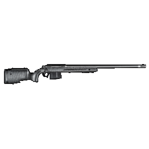 Christensen Arms 8010400100 BA Tactical Long Range 6.5 PRC 4+1 26" Carbon Fiber Barrel, Black Nitride Finish, Black with Gray Webbing Stock