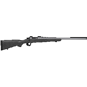 Nosler 40821 M21 300 Win Mag 3+1 24" Barrel, Stainless Steel Nitride Metal Finish, Gray Speckled Black All-Weather Epoxy Stock