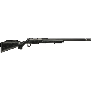 Christensen Arms 8011002501 Traverse 375 H&H Mag 3+1 22" Threaded Barrel, Natural Stainless, Black with Gray Webbing Stock