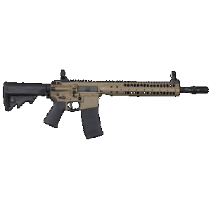 LWRC Icr5pbc14psp Individual Carbine Spr 5.56x45mm Nato 14.70" 30+1 Patriot Brown, Black Adjustable Stock, Magpul Moe+ Grip