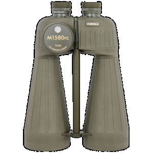Steiner 2693 M1580 Reticle & Compass 15x80mm Range Finding Reticle Floating Prism Sports-Auto Focus, OD Green Makrolon w/Rubber Armor Features Compass