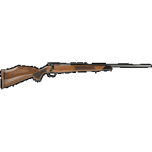 Weatherby Mark V Deluxe 243 Winchester 22 Inch 4 High Gloss Blued Walnut
