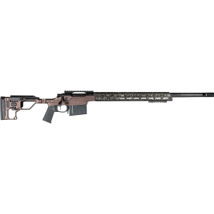 Christensen Arms 8010310700 Modern Precision 7mm PRC 26" Threaded Carbon Fiber Barrel 5+1, Black Nitride Finish, Desert Brown Anodized Folding Stock, Polymer Grip