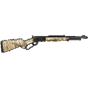Taylors & Company 210317 1886 Journey 45-70 Gov 5+1 19" Threaded, Black Cerakote Barrel/Rec, Camo Furniture, Adj. Cheekrest Stock, Fiber Optic Sight with Optic Mount, Scope Mount