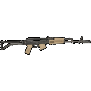 Arsenal SAM7SF-84EFDEM SAM7SF 84E 7.62x39mm 16.33" 10+1, Black Rec, Folding Stock, FDE Polymer Grip/Handguard, Muzzle Brake, Ambi Safety, Adj. Sights, Enhanced FCG