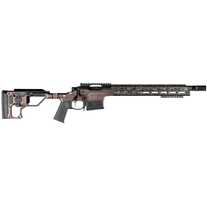 Christensen Arms 8010300800 Modern Precision 308 Win 16" Threaded Carbon Fiber Barrel 5+1, Black Nitride Finish, Desert Brown Anodized Folding Stock, Polymer Grip