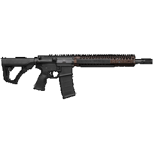 Daniel Defense 0208806027011 DDM4 M4A1 5.56x45mm NATO 30+1 14.50" Threaded Barrel, Black Hard Coat Anodized Receiver, 6 Position Stock w/SoftTouch Overmolding, Flat Dark Earth Handguard