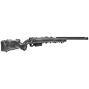 Bergara Rifles B14S754CF B-14 Crest 22-250 Rem 5+1 20" Sniper Gray Cerakote #5 Contour Threaded Barrel, Sniper Gray Cerakote Steel Receiver, Black & Gray Sponge Fixed Carbon Fiber Stock